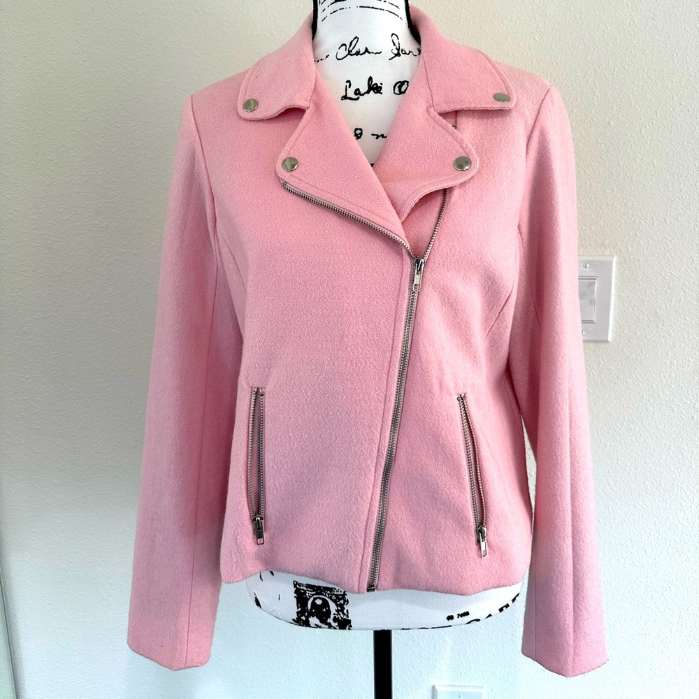Ace Delivery Size Small Pink Moto Jacket